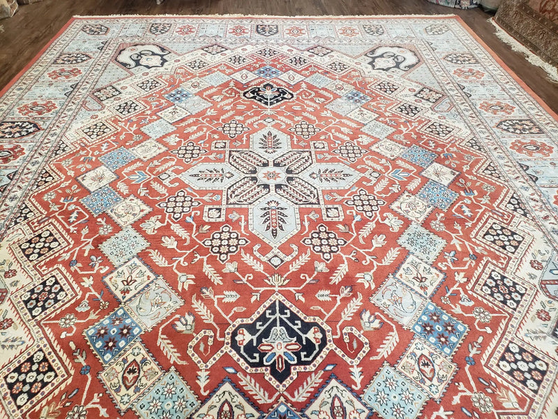 8 x11 Top Quality Veg Dye Turkish Carpet Decorative Handmade Geometric Area Rug by Jewel Rugs