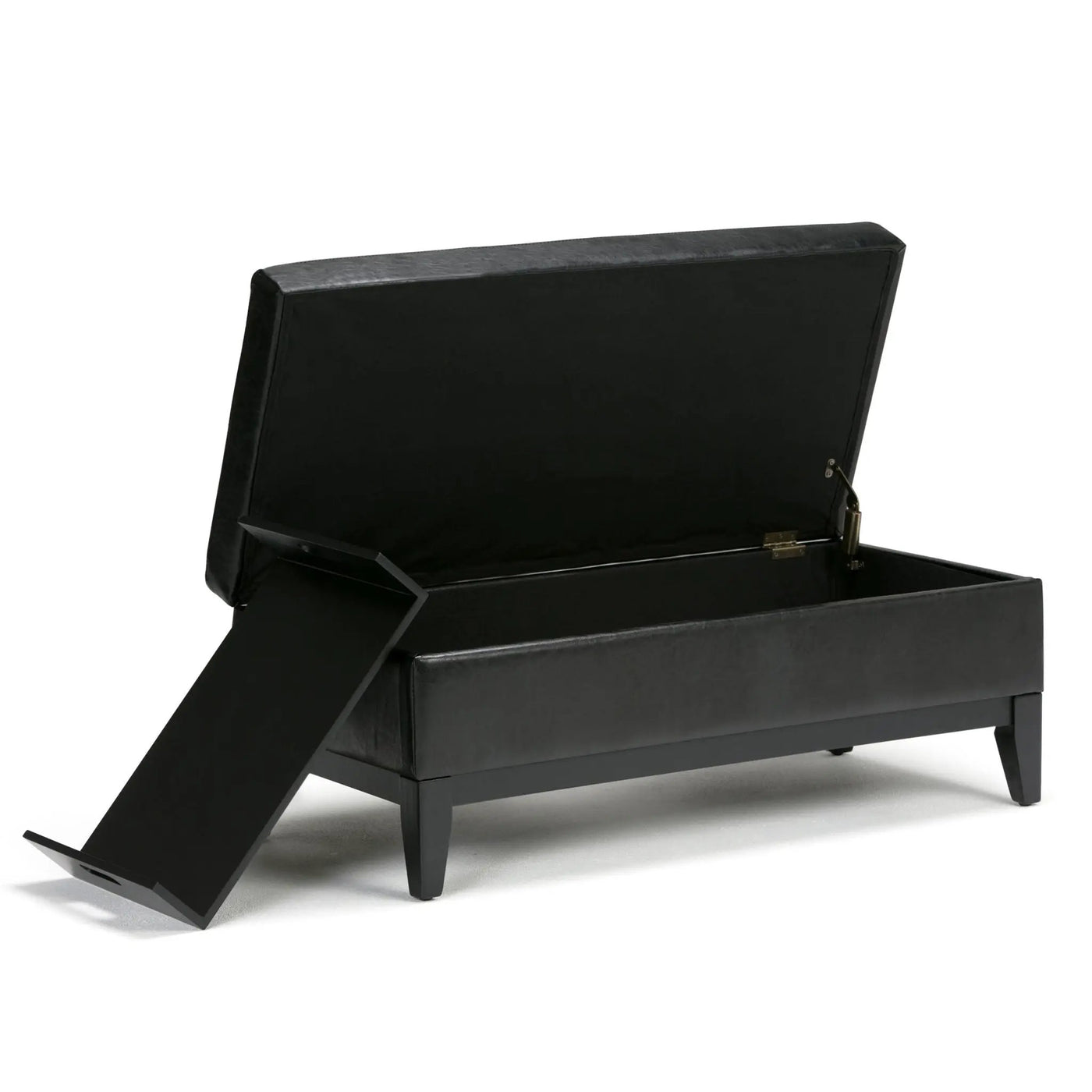 Oregon - Contemporary Storage Ottoman Bench With Tray by Unique Piece Furniture