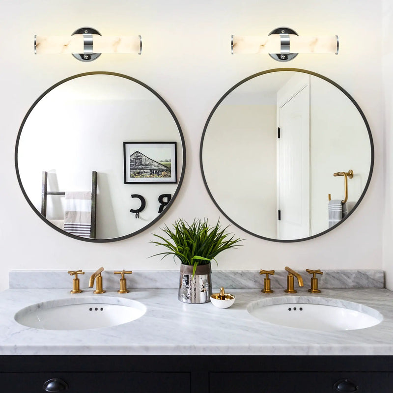 Resin Imitation Marble Wall Light Set of 2 by HouseOfZazla