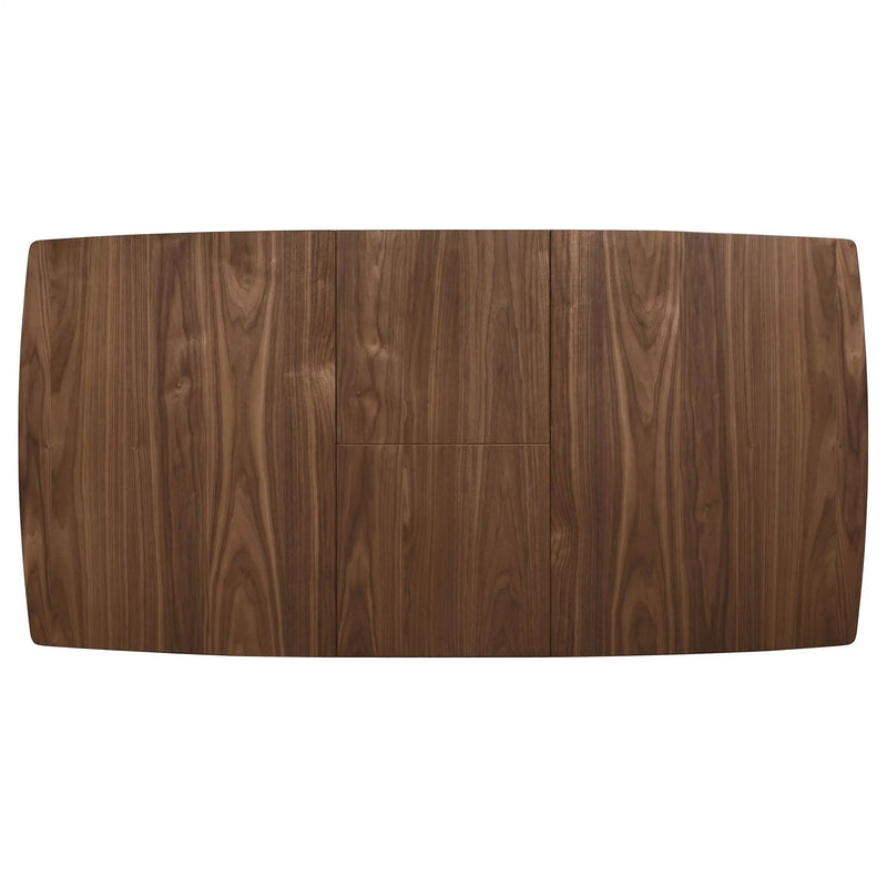 Rectangular Dining Table With Butterfly Leaf - Walnut by HouseOfZazla