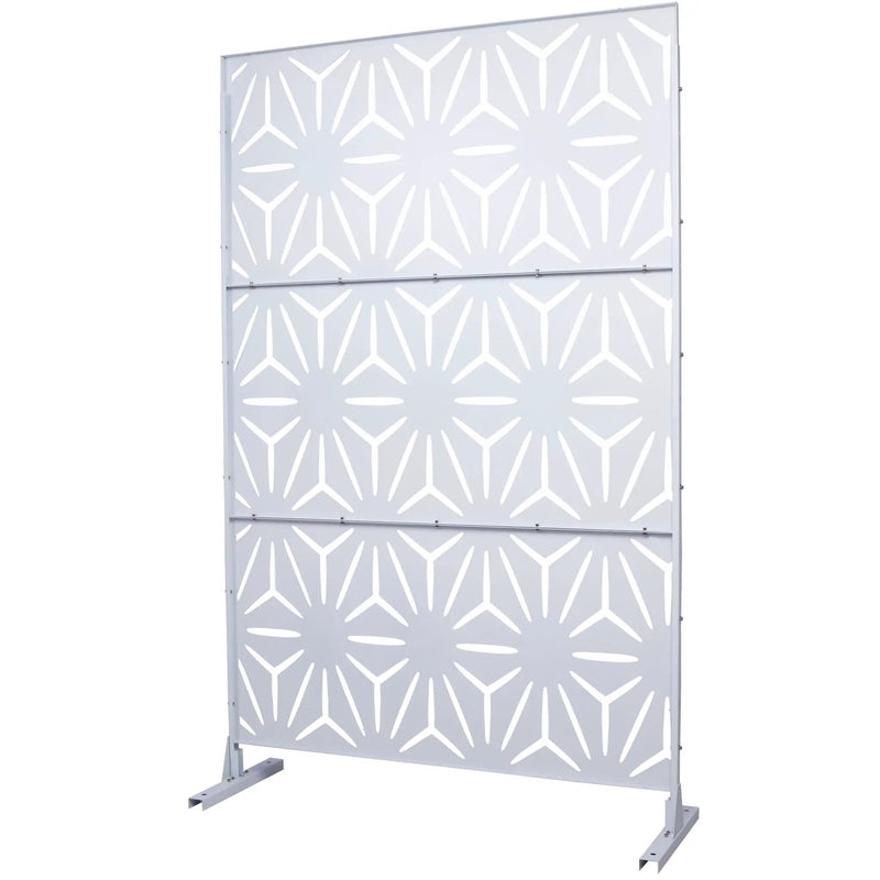 Outdoor & Indoor Metal Privacy Screen, Freestanding Decorative Panels by HouseOfZazla