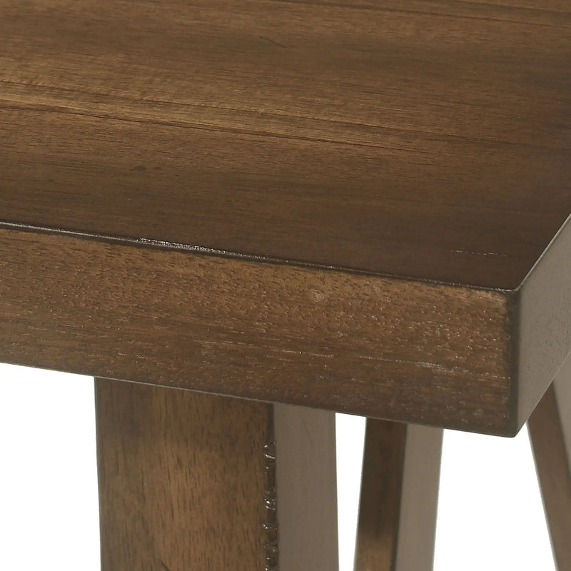 Farmhouse Style Dining Table With Wood-Like Top by HouseOfZazla