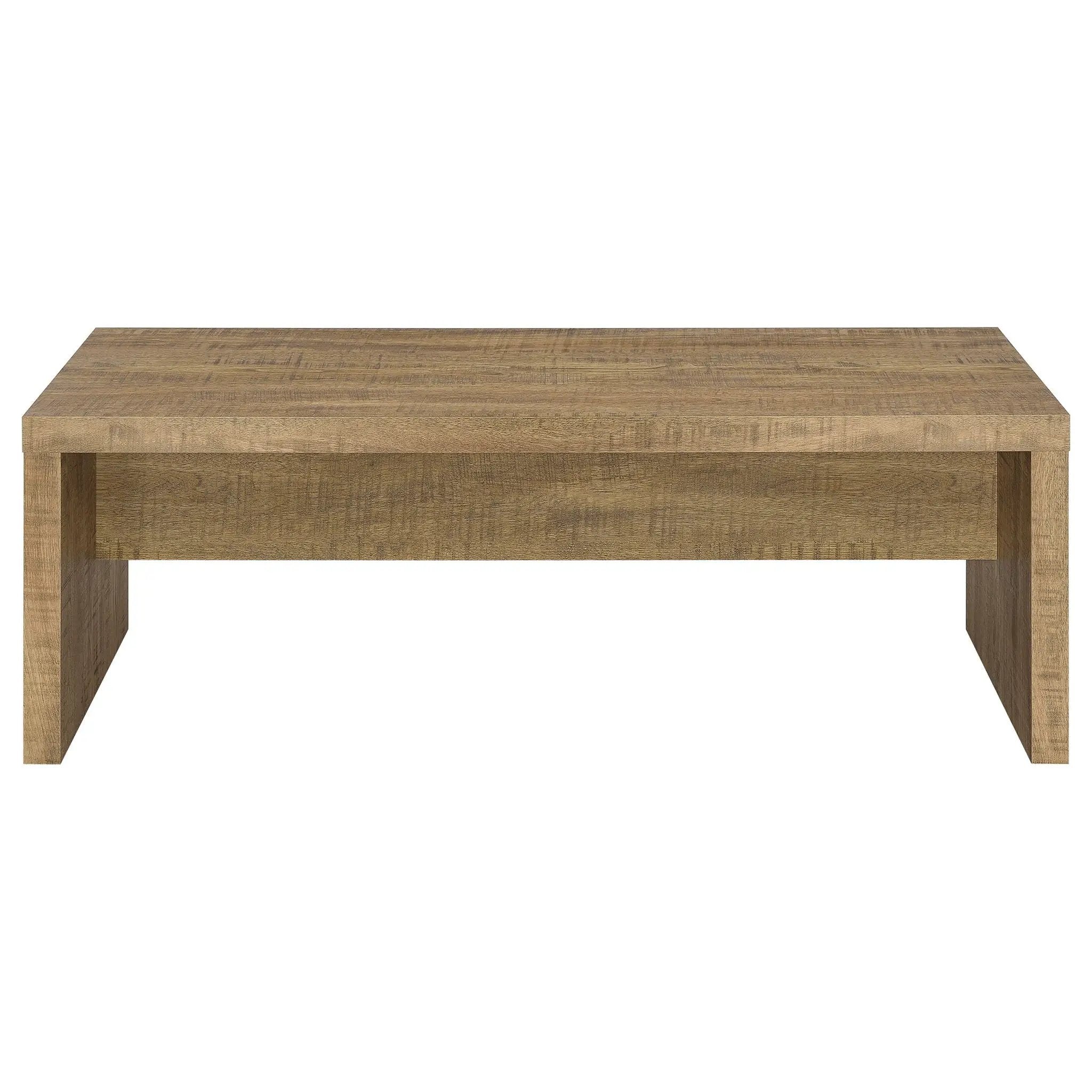 Lynette Rectangular Engineered Wood Coffee Table Mango by Unique Piece Furniture