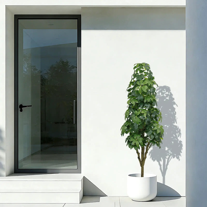 Realistic Faux Tree With Lifelike Foliage For Indoor And Outdoor Use - Green by HouseOfZazla