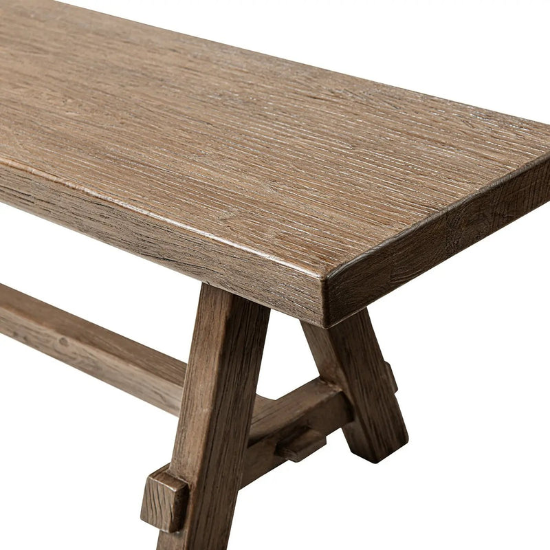 Hawthorne 72' Reclaimed Elm Trestle Dining Bench by HouseOfZazla