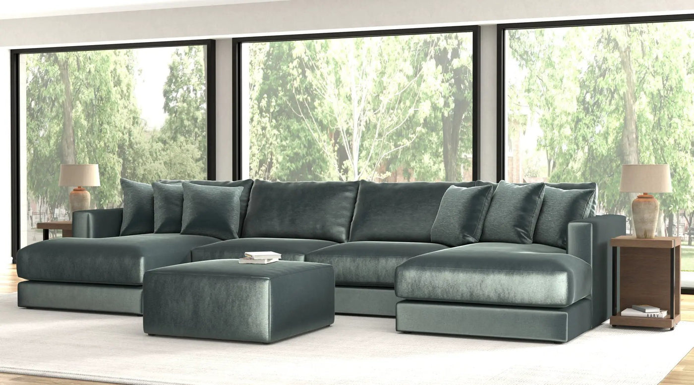 Remington - Modular Sofa And Cocktail Ottoman by Unique Piece Furniture
