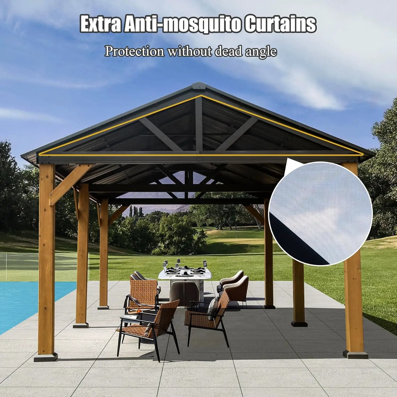 Cedar Wood Gazebo by HouseOfZazla
