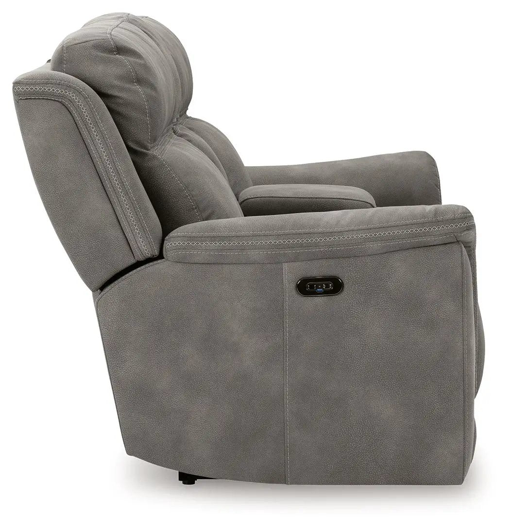 Next-Gen Durapella - Reclining Power Loveseat With Console by Unique Piece Furniture