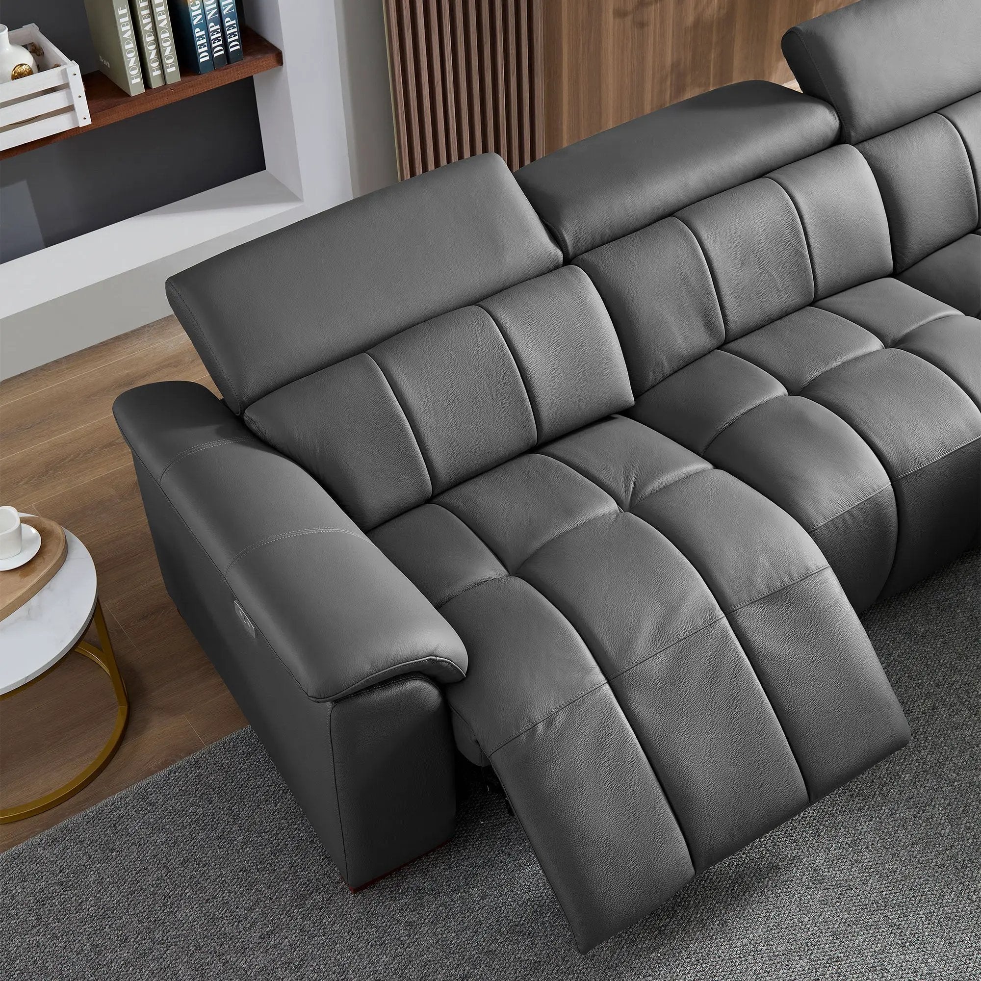Wall-Hugger Reclining Sofa Modern Electric Control by HouseOfZazla