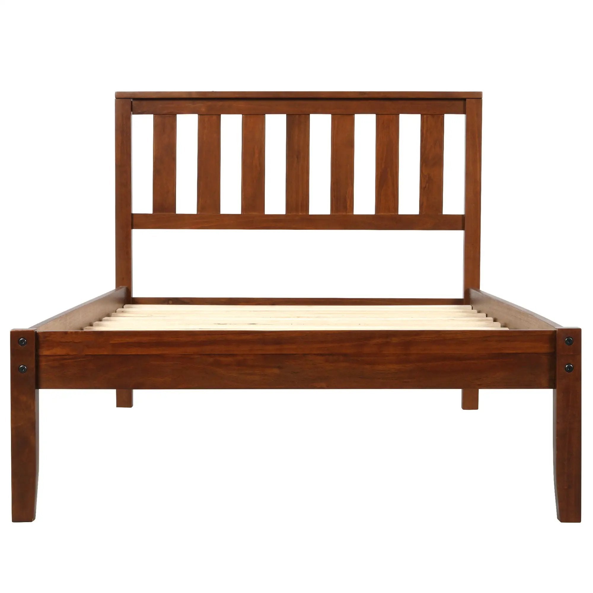 Platform Bed With Headboard, Footboard, Slat Support by HouseOfZazla