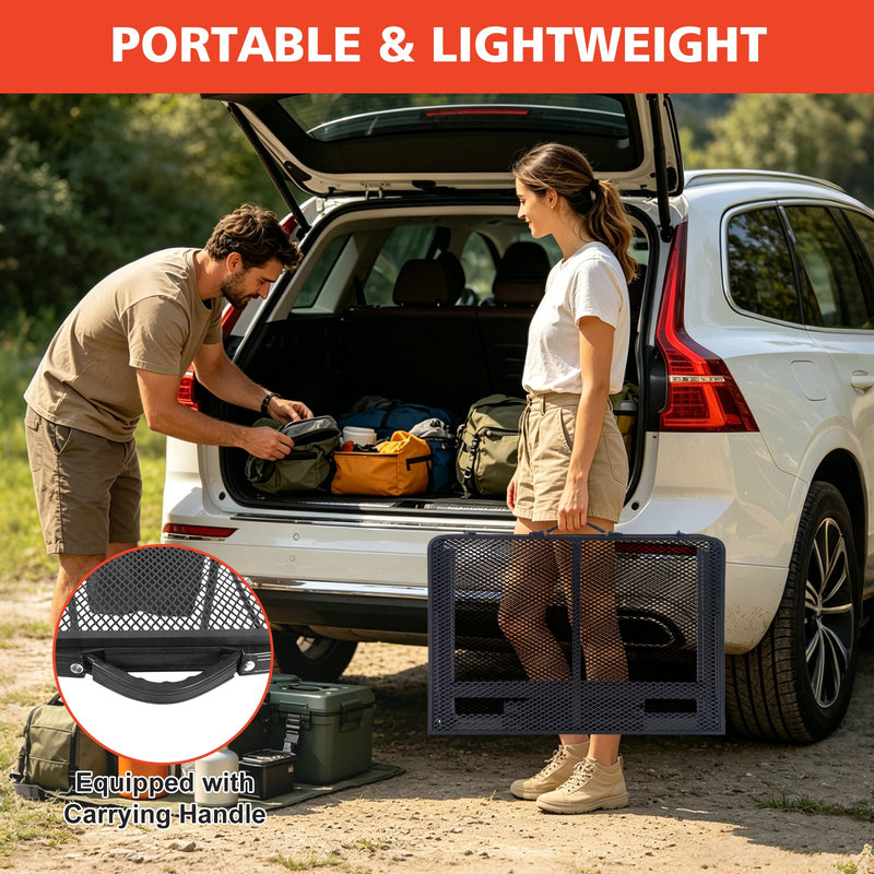 3FT Camping Table with Mesh Desktop, Lightweight & Portable Small Folding Grill Table by HouseOfZazla