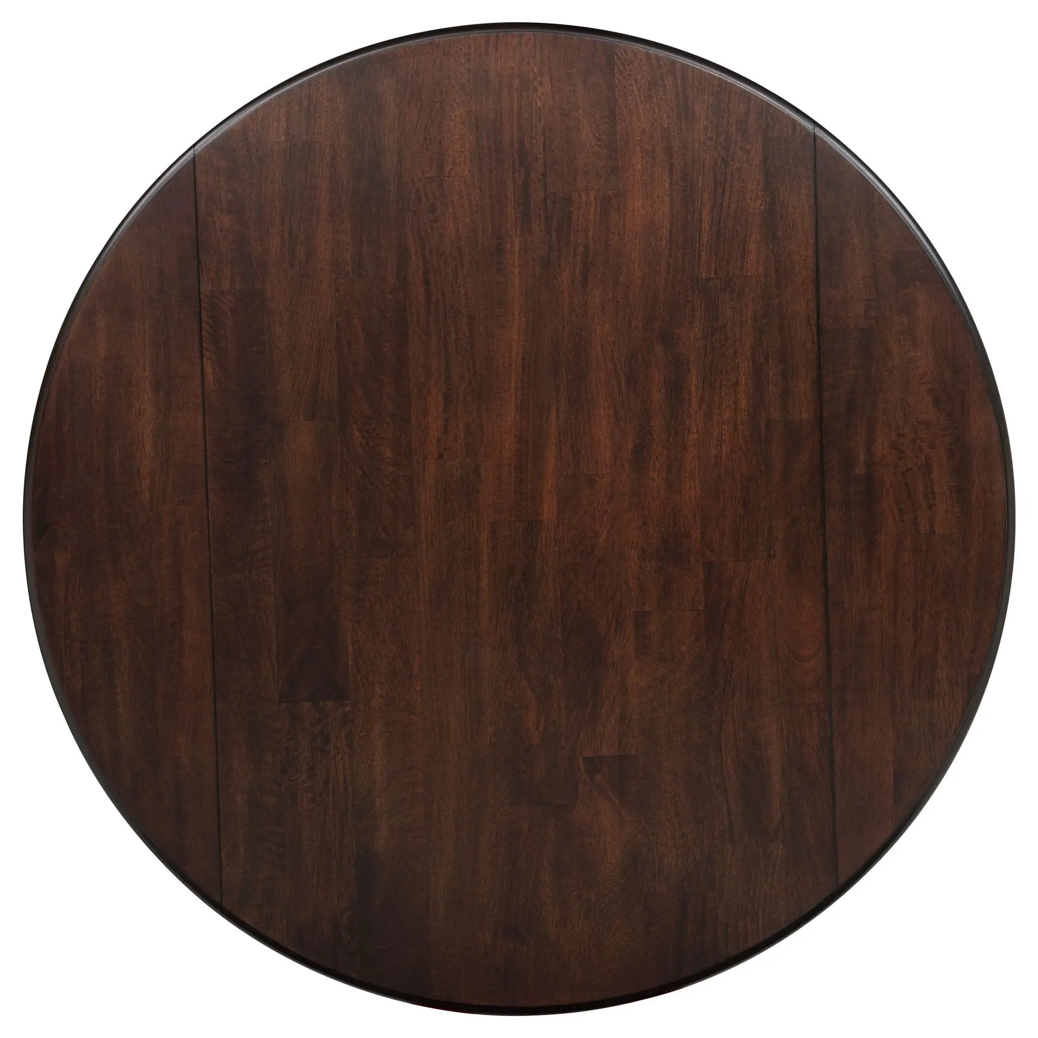 Barton 5-piece Round Wood Dining Table Set Dark Brown by Unique Piece Furniture