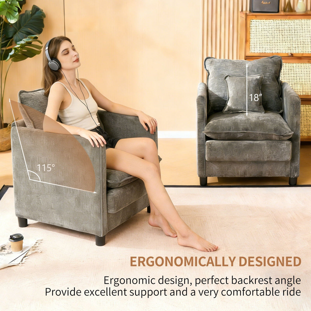 Modern Reading Armchair, photo 17 of 19