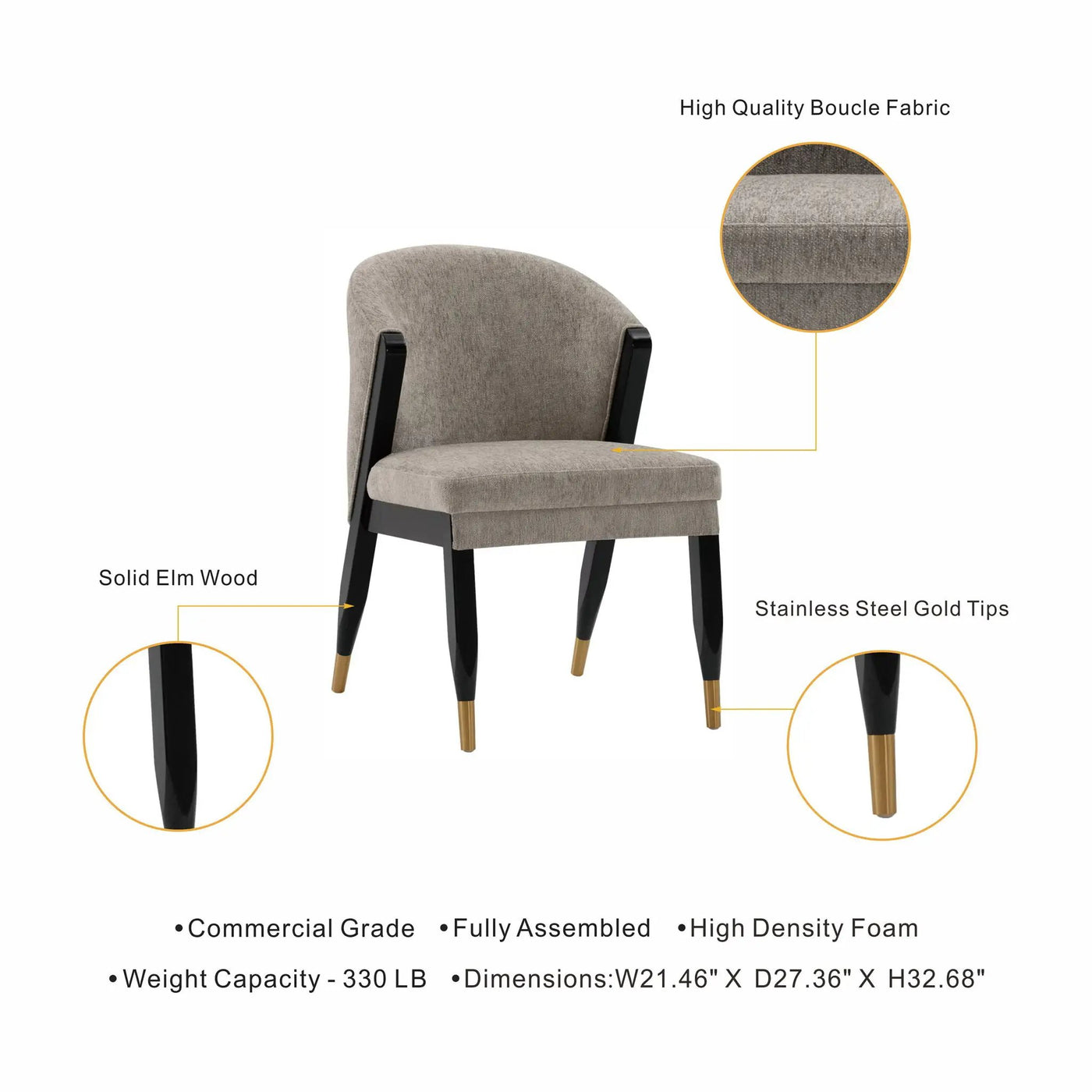 Ola - Dining Chair by HouseOfZazla