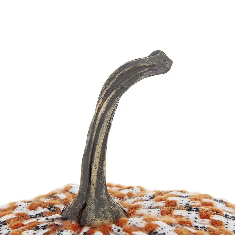 Pumpkin Ornament Decor For Holiday Harvest Festival Fall Festival & Thanksgiving (Set of 2) - Orange Multi by HouseOfZazla