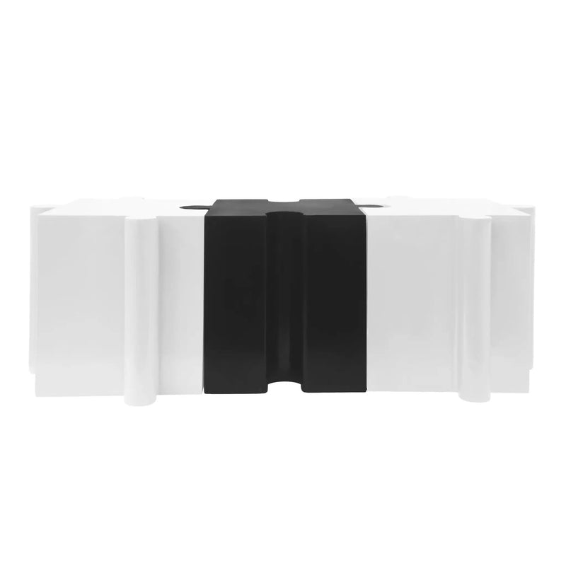3-Piece Artistic Puzzle Table Set, Modular MGO Side Tables by HouseOfZazla