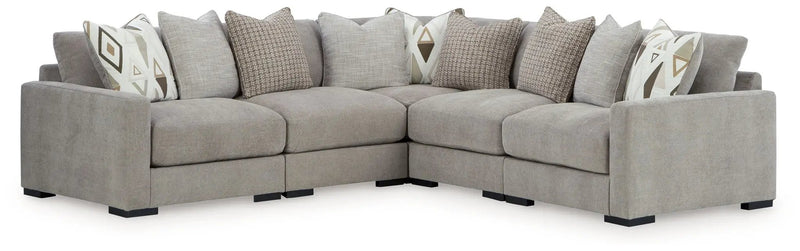 Aslan Court - Sectional With Ottoman Set by Unique Piece Furniture