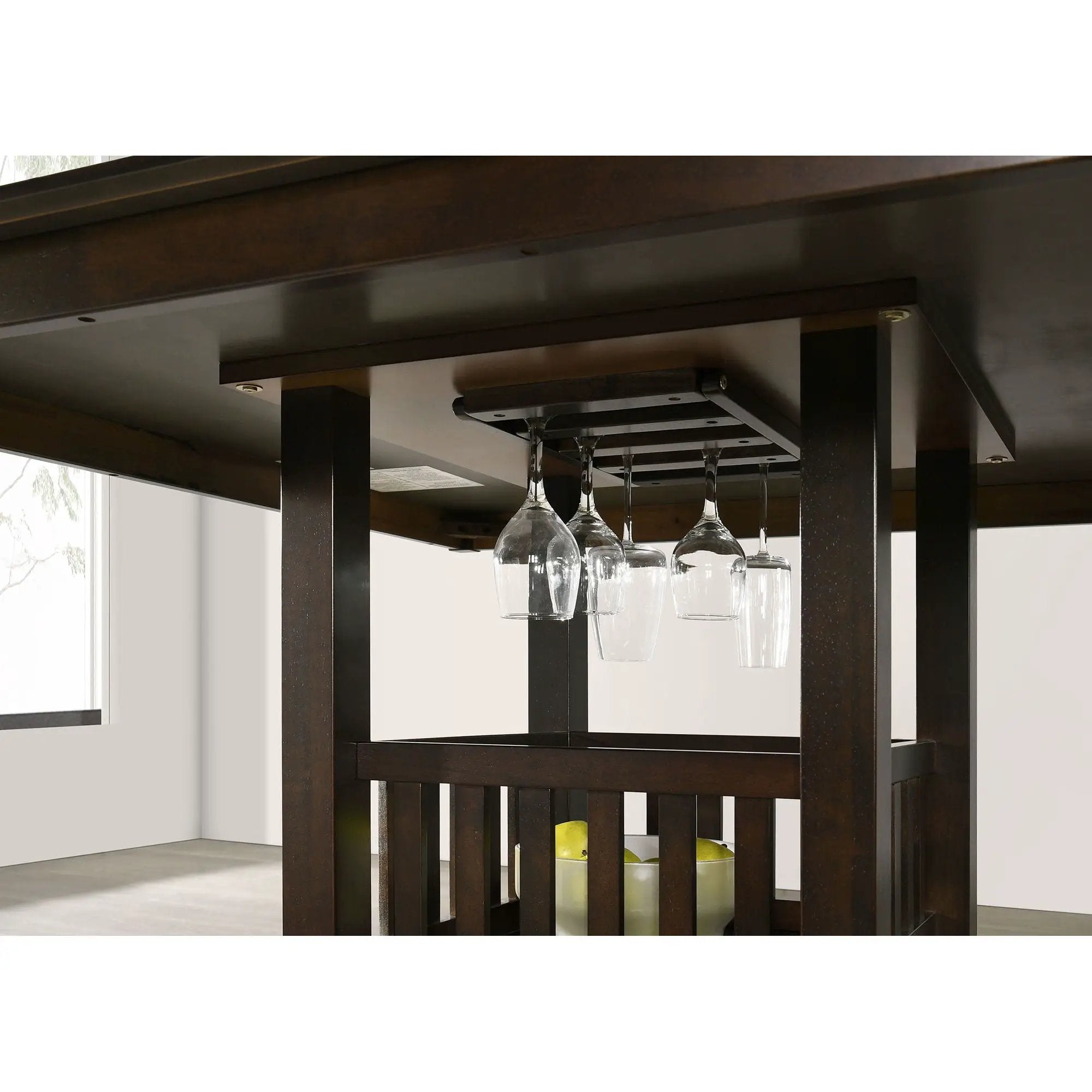 Finley - 5 Piece Dining Set With Chairs - Espresso