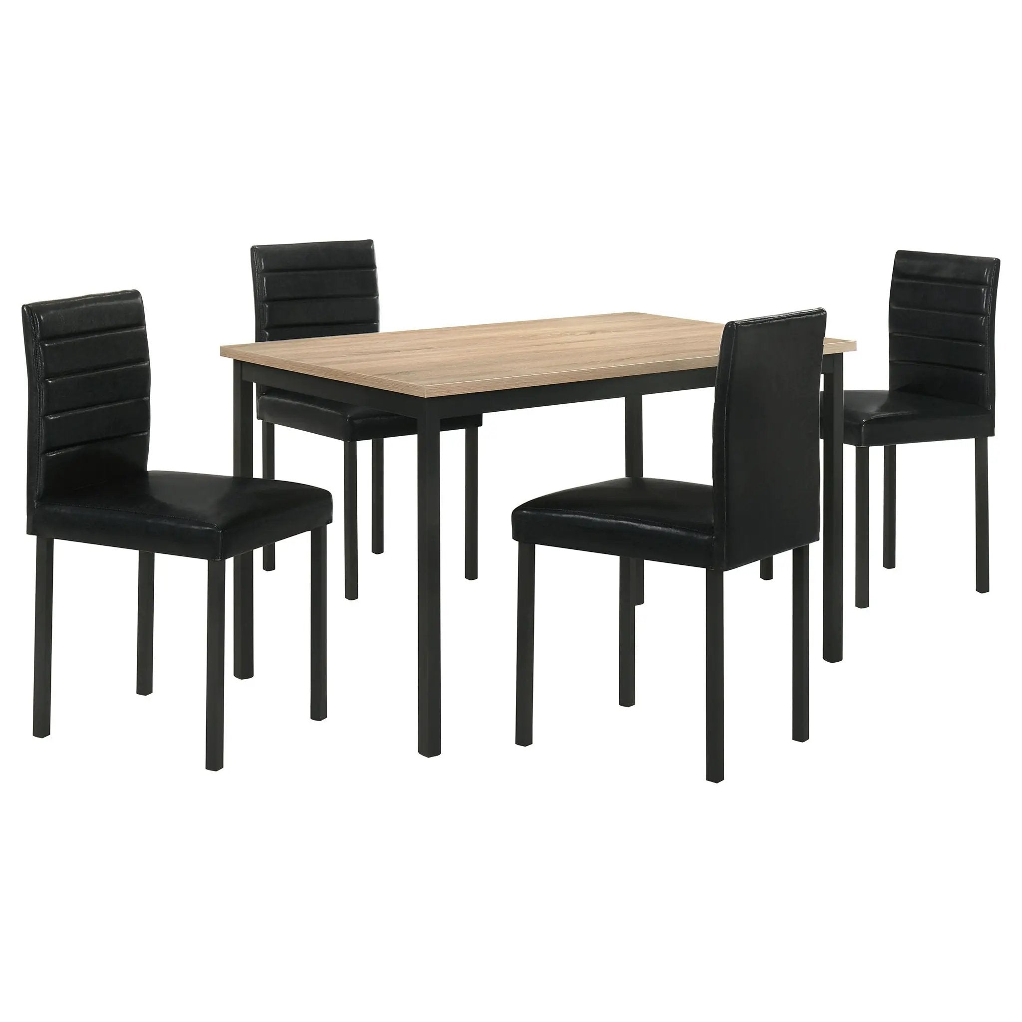 Garza 5-piece Rectangular Dining Table Greige Oak by Unique Piece Furniture