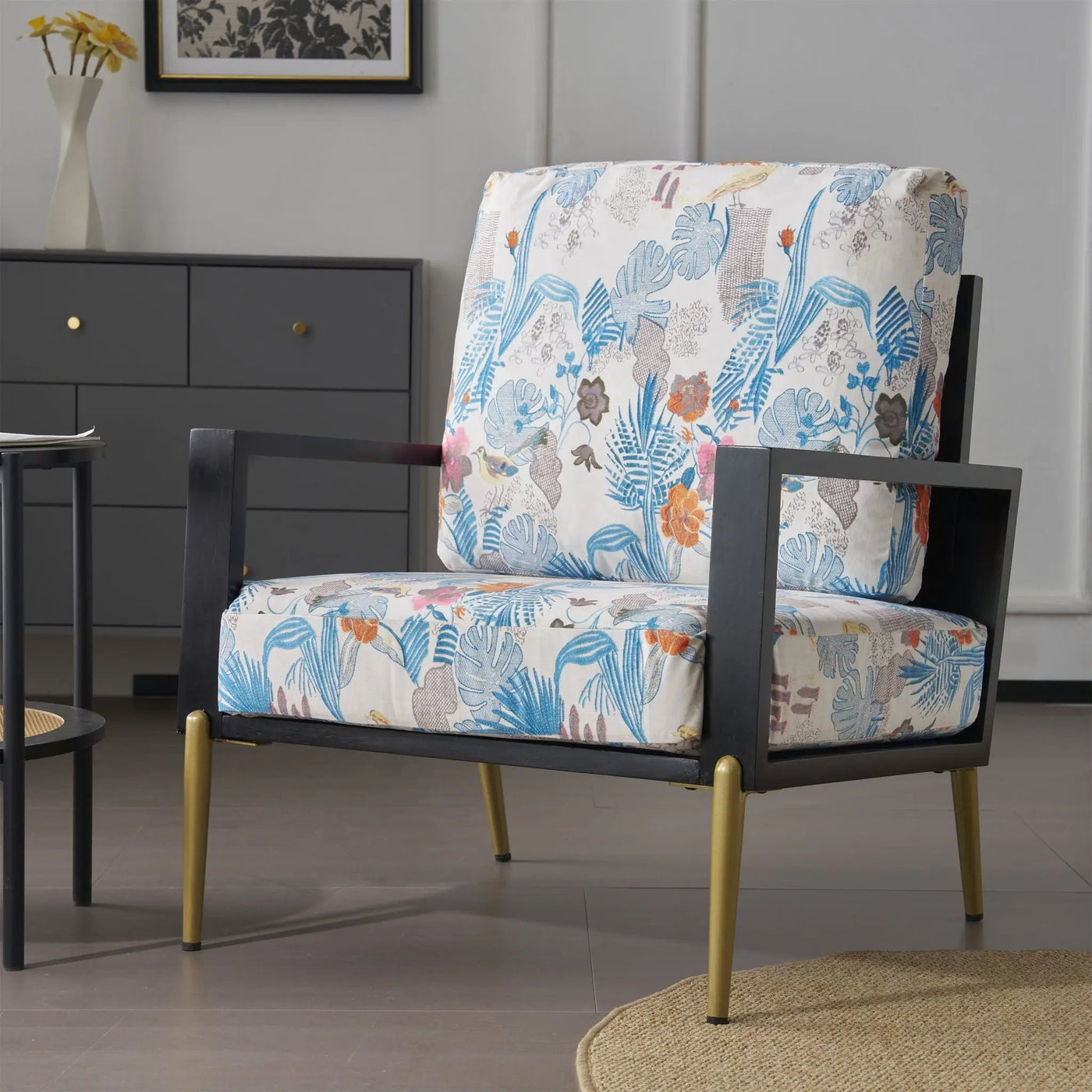 Modern Armchair With Solid Wood Frame by HouseOfZazla