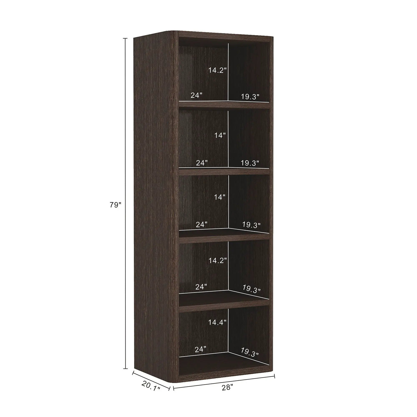 Rivington - Open Bookcase by HouseOfZazla