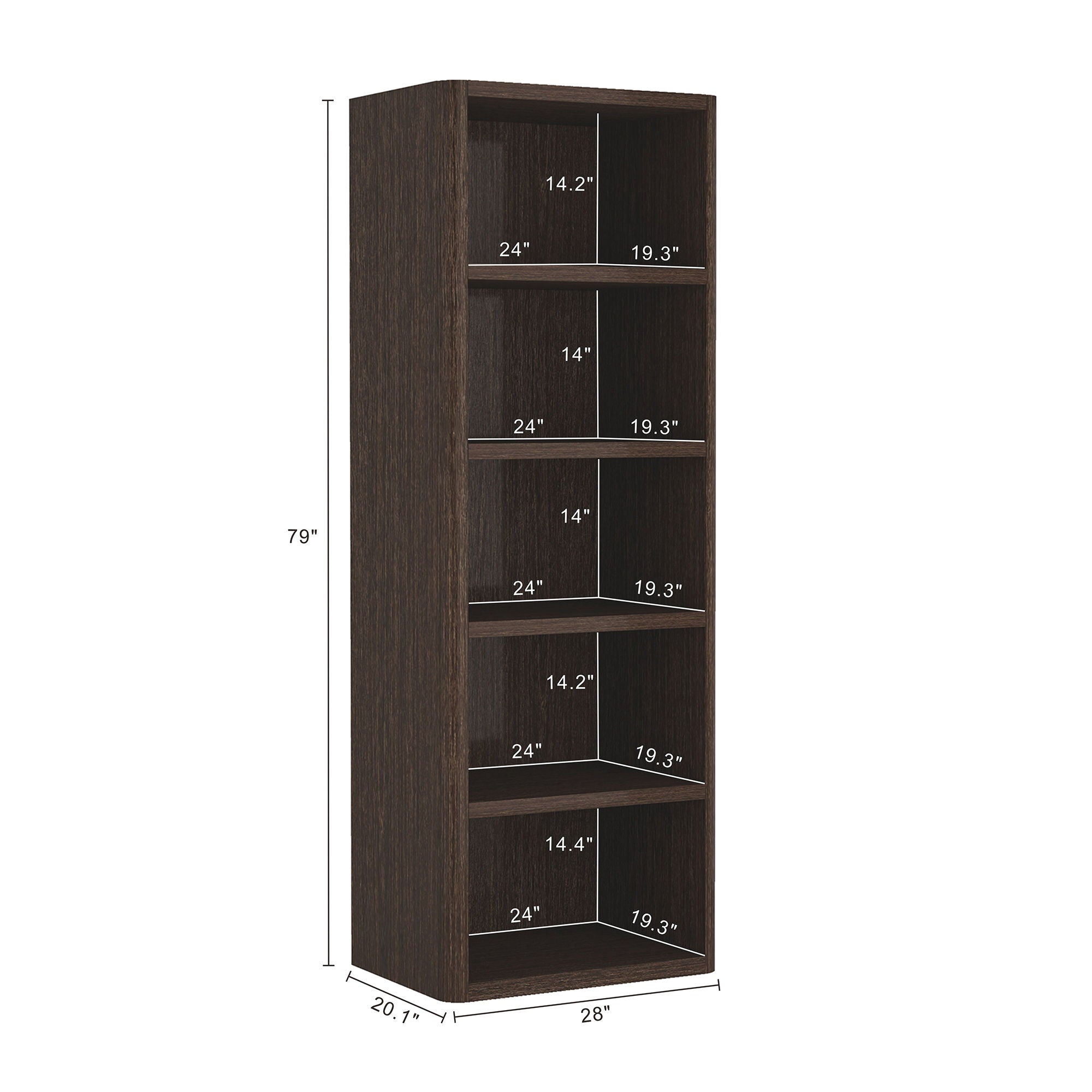 Rivington - Open Bookcase by HouseOfZazla