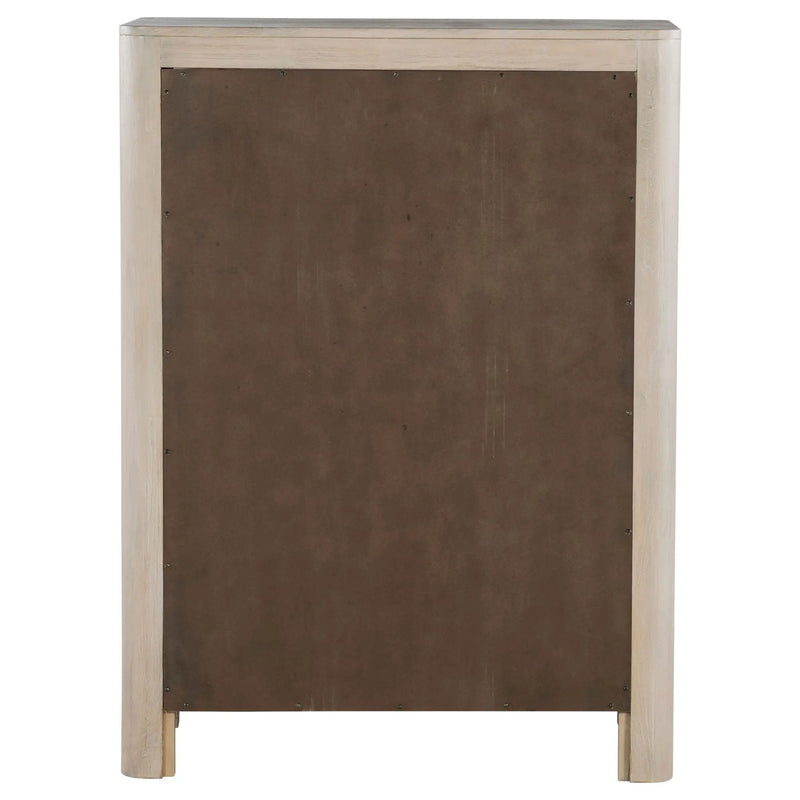 Solano 5-drawer Bedroom Chest of Drawers Weathered Mango by Unique Piece Furniture