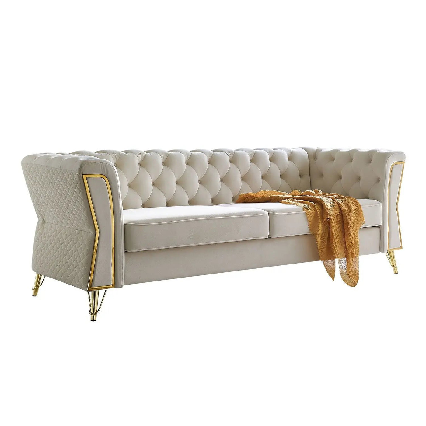 Modern Tufted Sofa For Living Room by Unique Piece Furniture