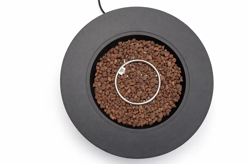 40' Round Outdoor Propane Fire Pit Table by HouseOfZazla