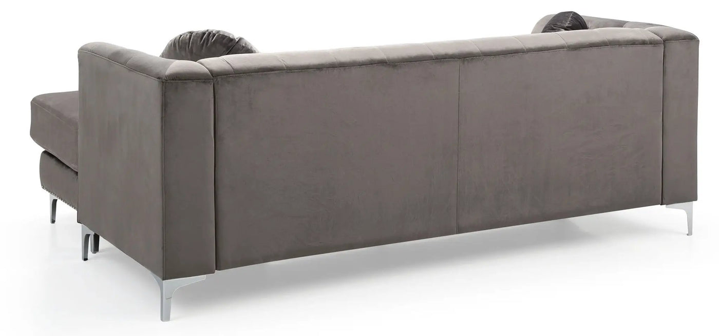 Soft y Micro Suede Sofa Chaise by HouseOfZazla
