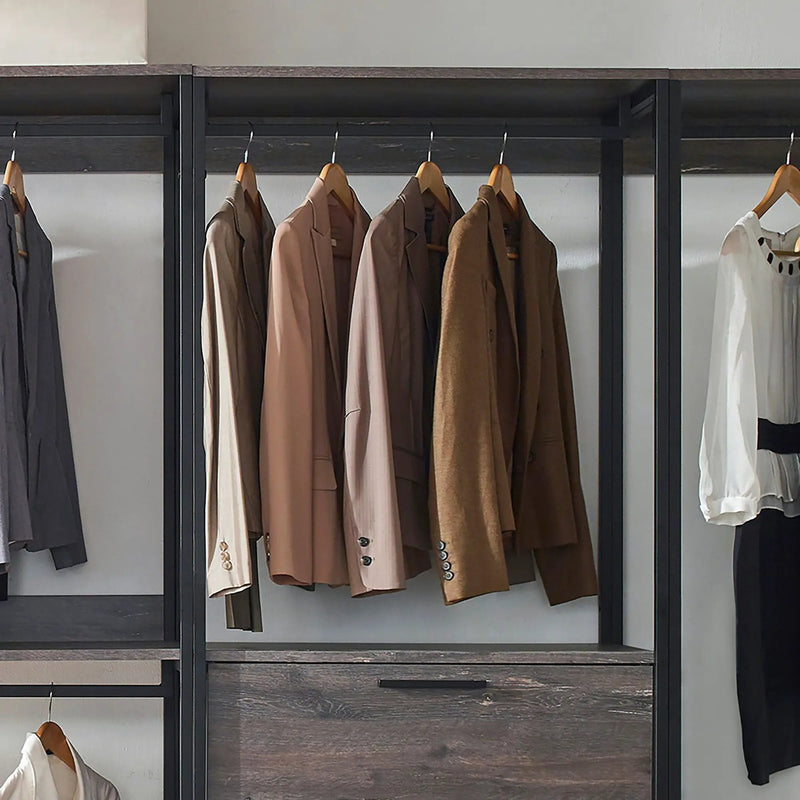 Monica - Modular Design Walk-In Closet System - Rustic by HouseOfZazla