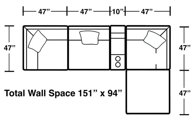 Posh - Modular Sectional And Ottoman by Unique Piece Furniture