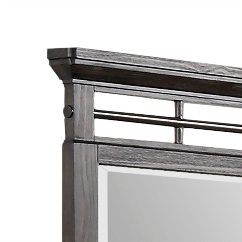 Mahogany Mirror with Solid Wood Frame - Mahogany, photo 5 of 5