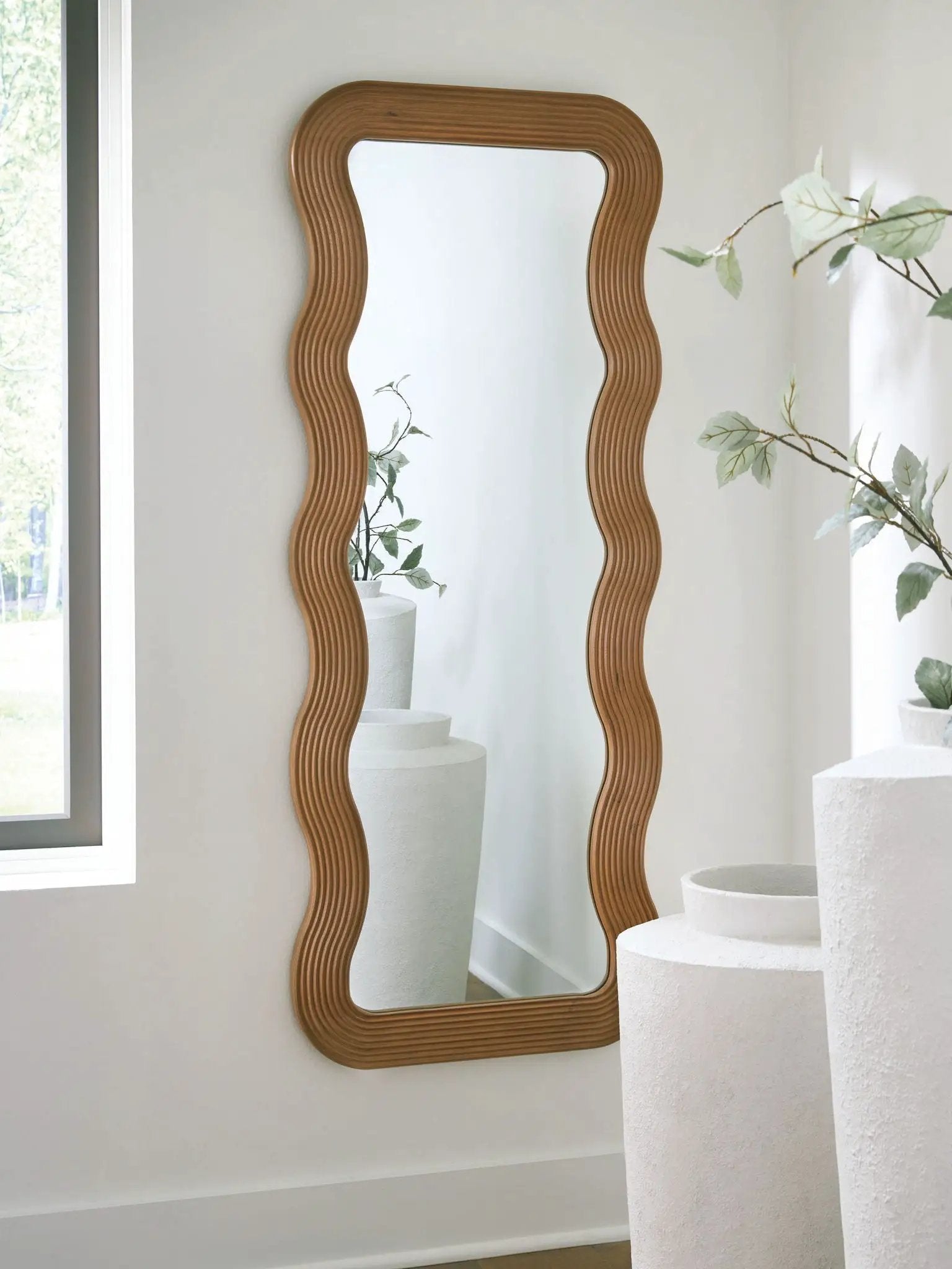 Ellisonville - Floor Mirror - Brown by Unique Piece Furniture