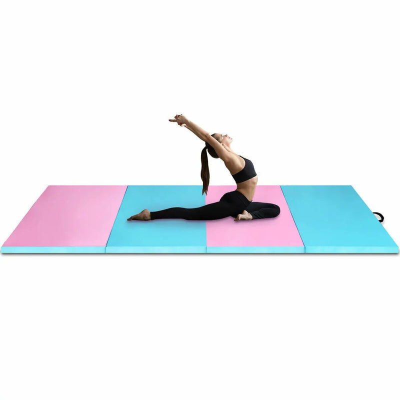 4 Feet x 10 Feet x 2 Inch Folding Gymnastics Tumbling Gym Mat by DirectDeals