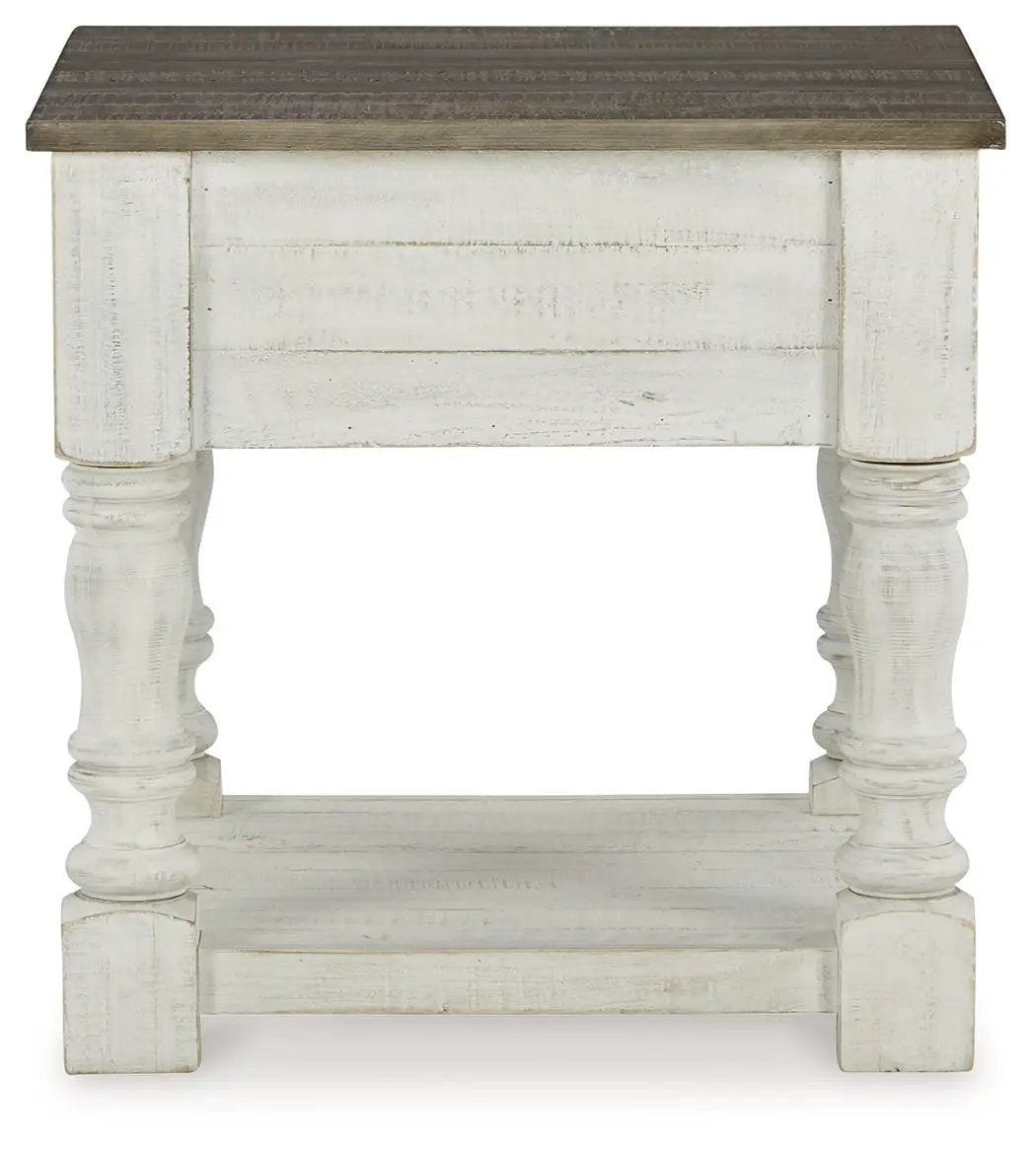 Havalance - Square End Table - White / Gray by Unique Piece Furniture