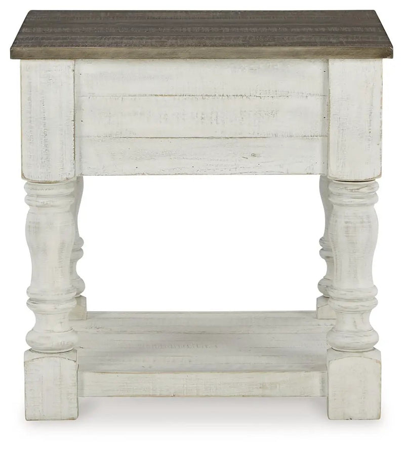 Havalance - Square End Table - White / Gray by Unique Piece Furniture