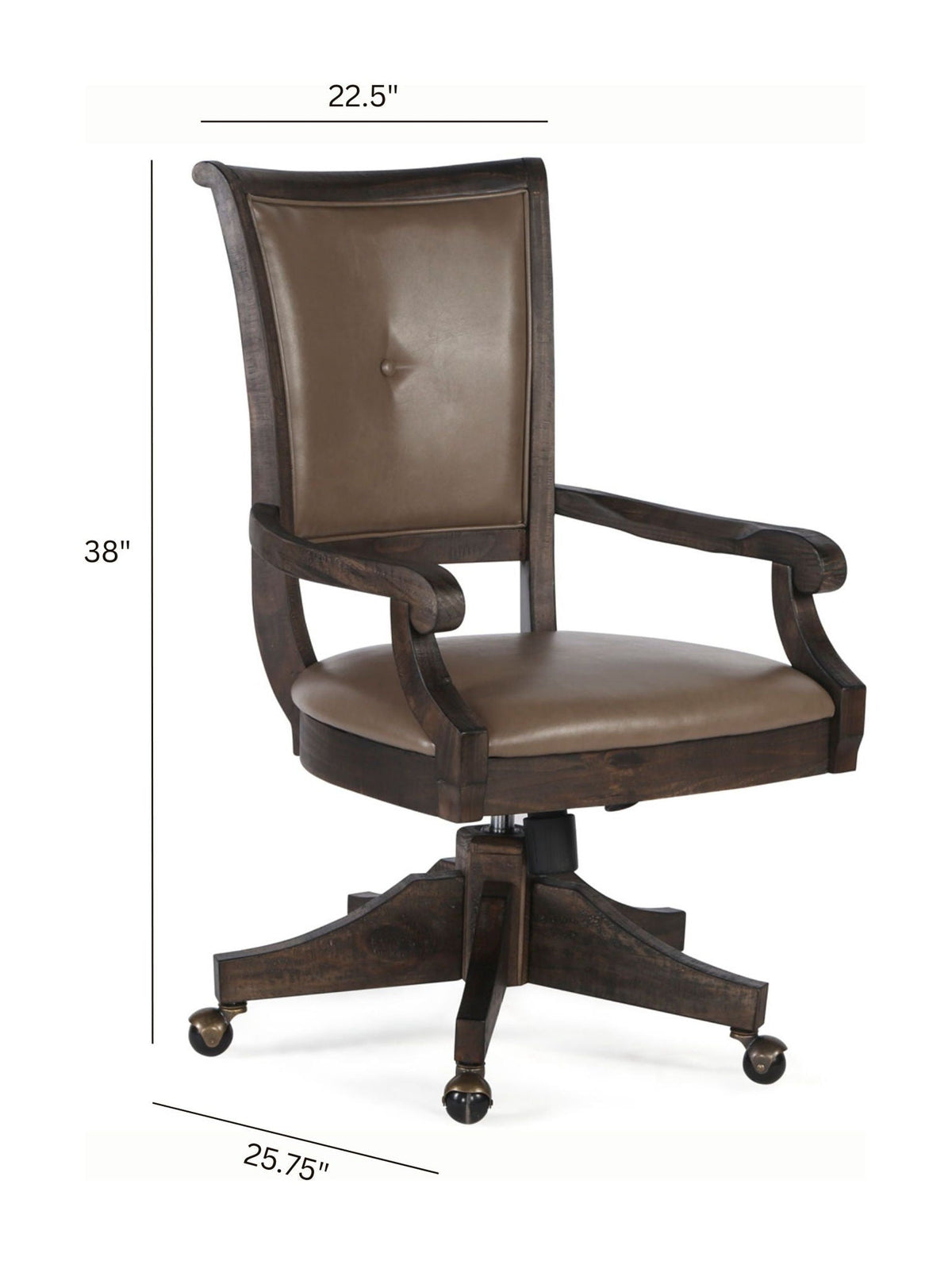 Sutton Place - Swivel Chair - Weathered Charcoal, photo 5 of 5