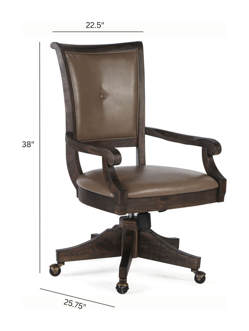 Sutton Place - Swivel Chair - Weathered Charcoal, photo 5 of 5