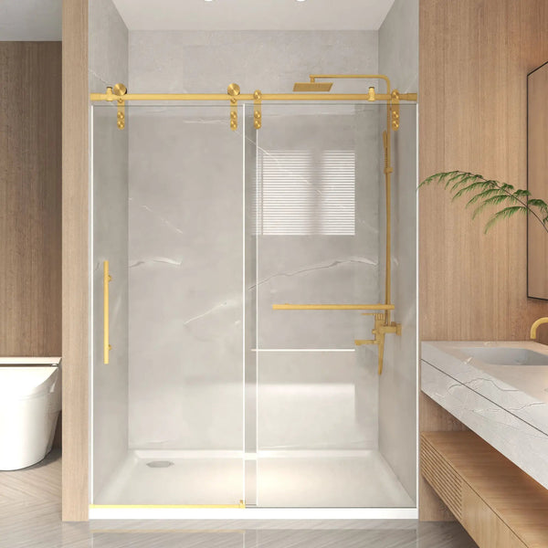 56-60" x 76" Frameless Sliding Shower Door