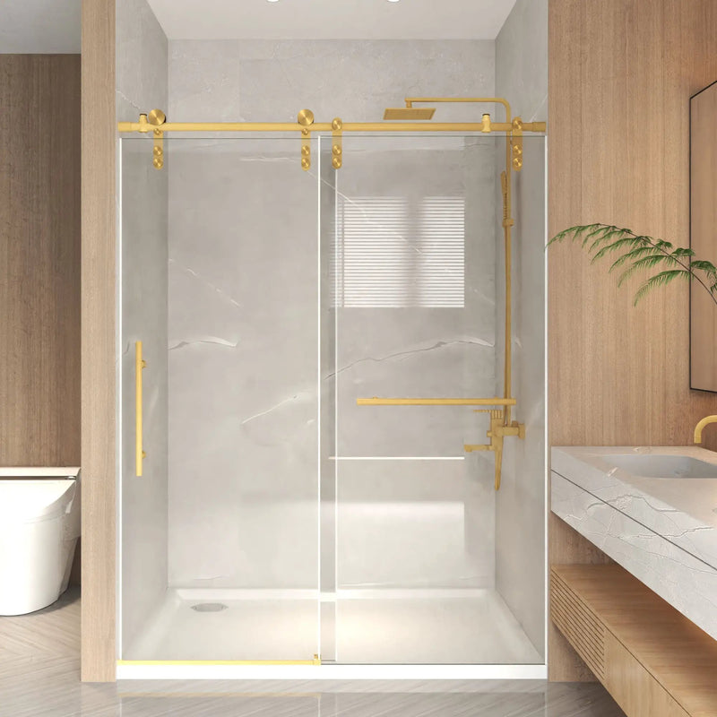 56-60" x 76" Frameless Sliding Shower Door by HouseOfZazla