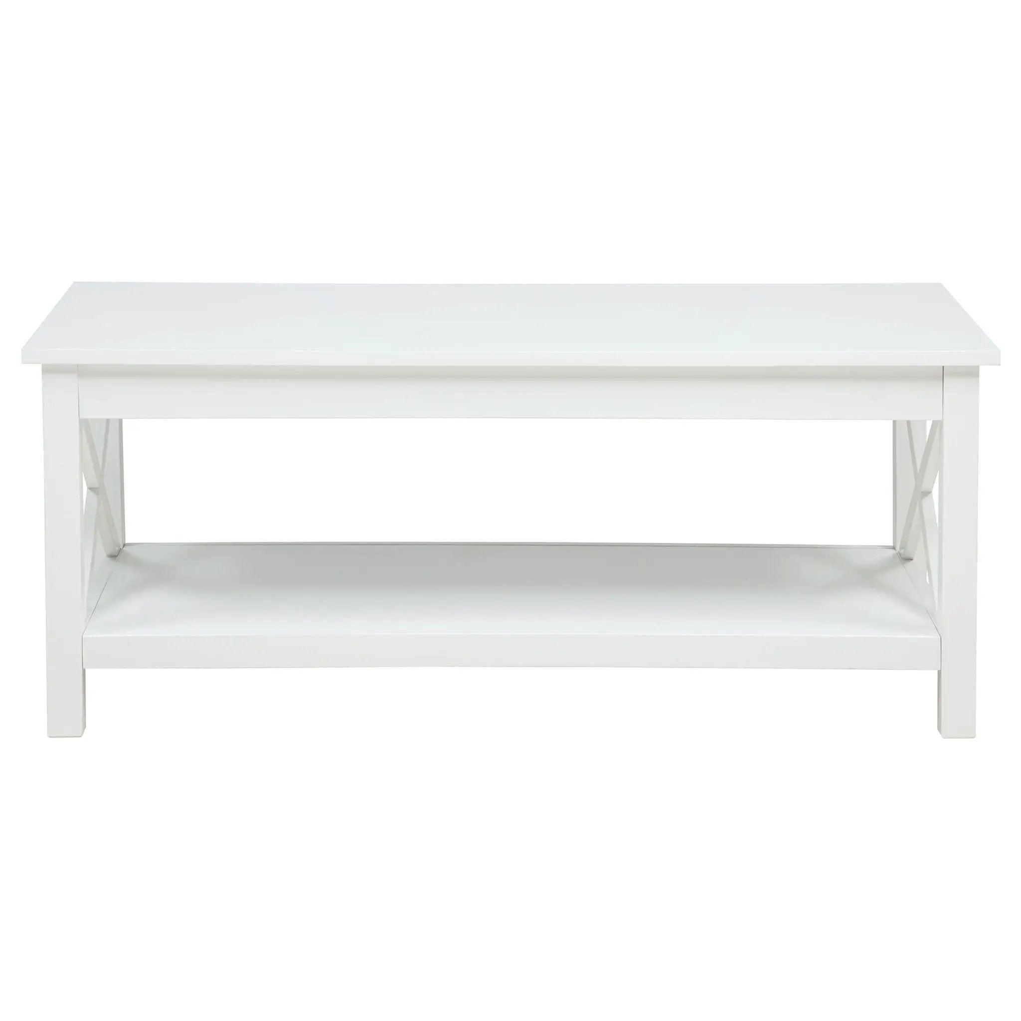 Skyview 44-inch Rectangular Lift Top Coffee Table White by Unique Piece Furniture