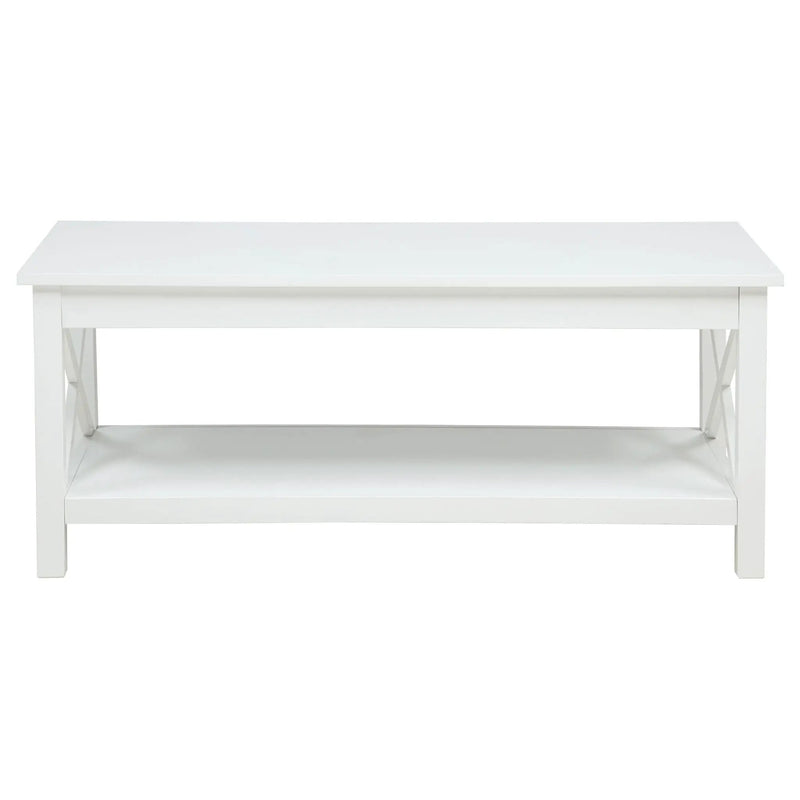 Skyview 44-inch Rectangular Lift Top Coffee Table White by Unique Piece Furniture