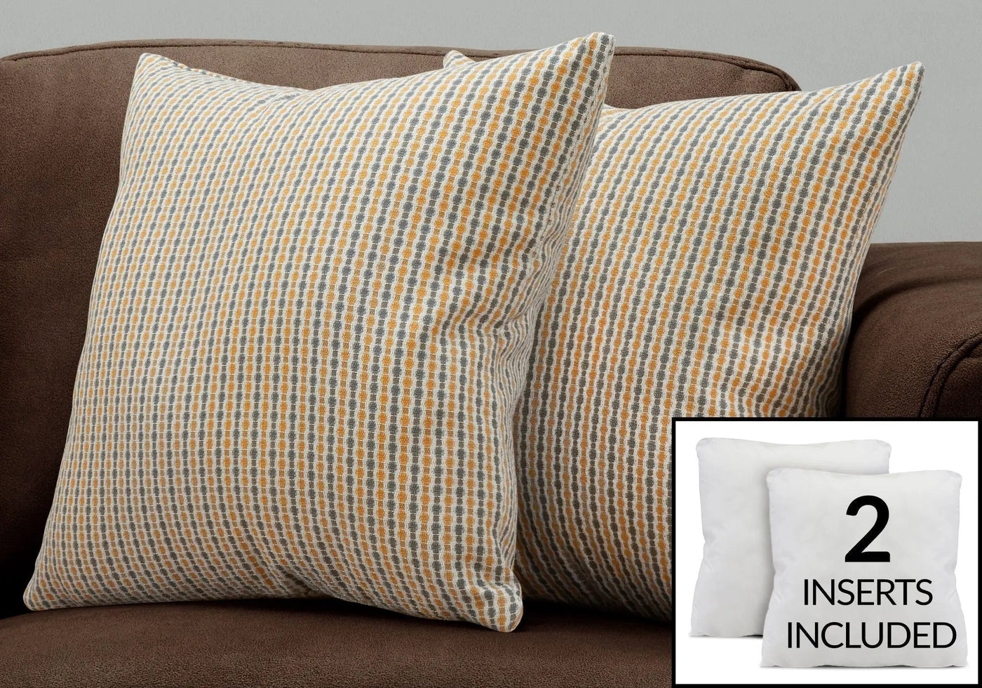 8th Street Square Decorative Throw Pillows with Insert by HouseOfZazla