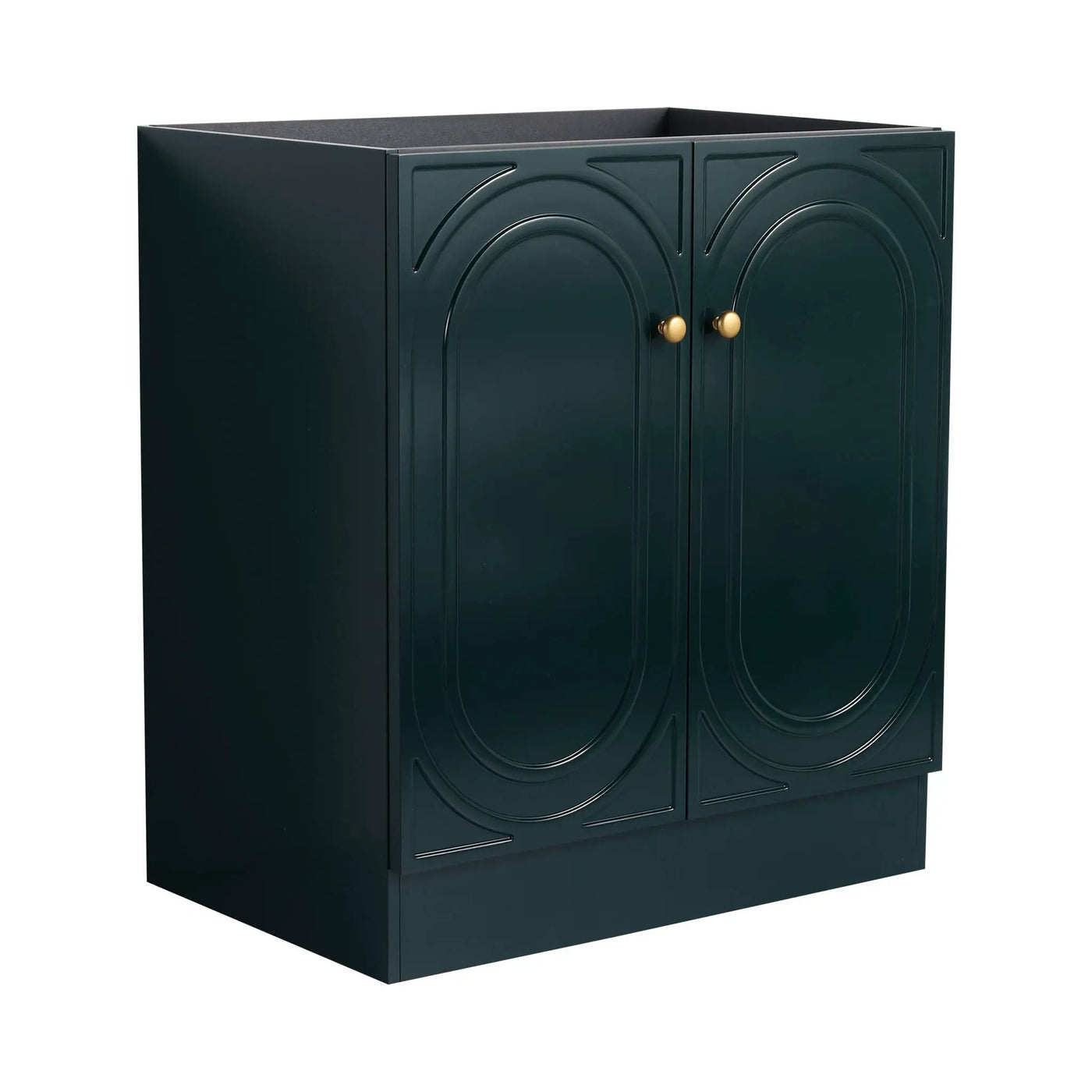 Modern Freestanding Bathroom Vanity With Soft Close Cabinet Doors by HouseOfZazla