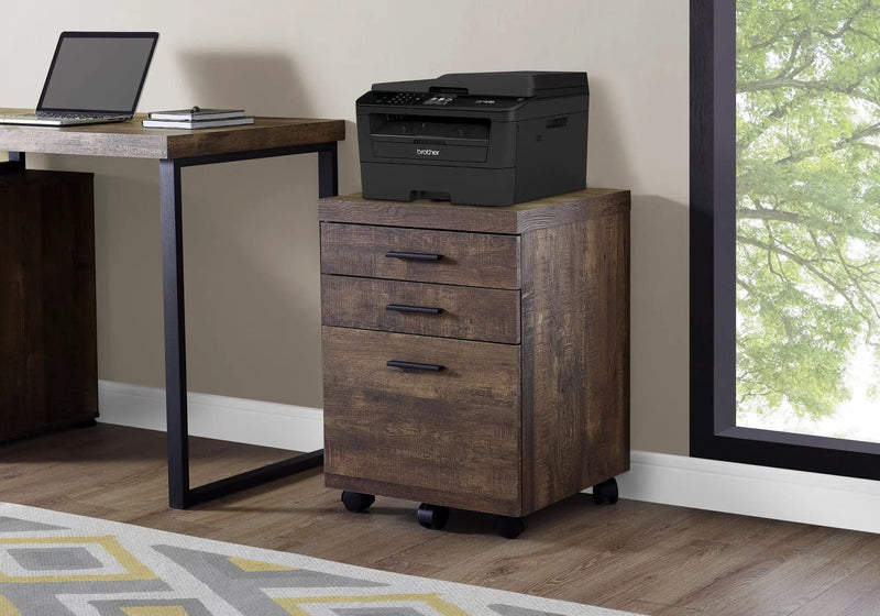 File Cabinet Rolling Mobile Storage Drawers Printer Stand For Office by HouseOfZazla