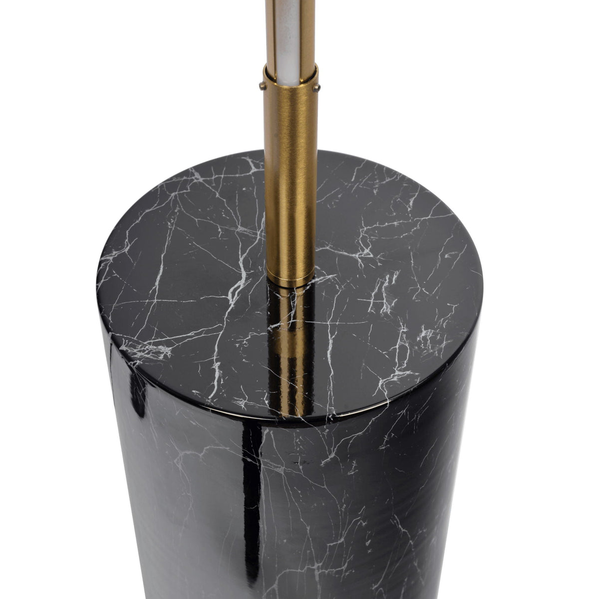 Prism - LED Floor Lamp with On/Off Switch Base - Gold/Marble, photo 6 of 8