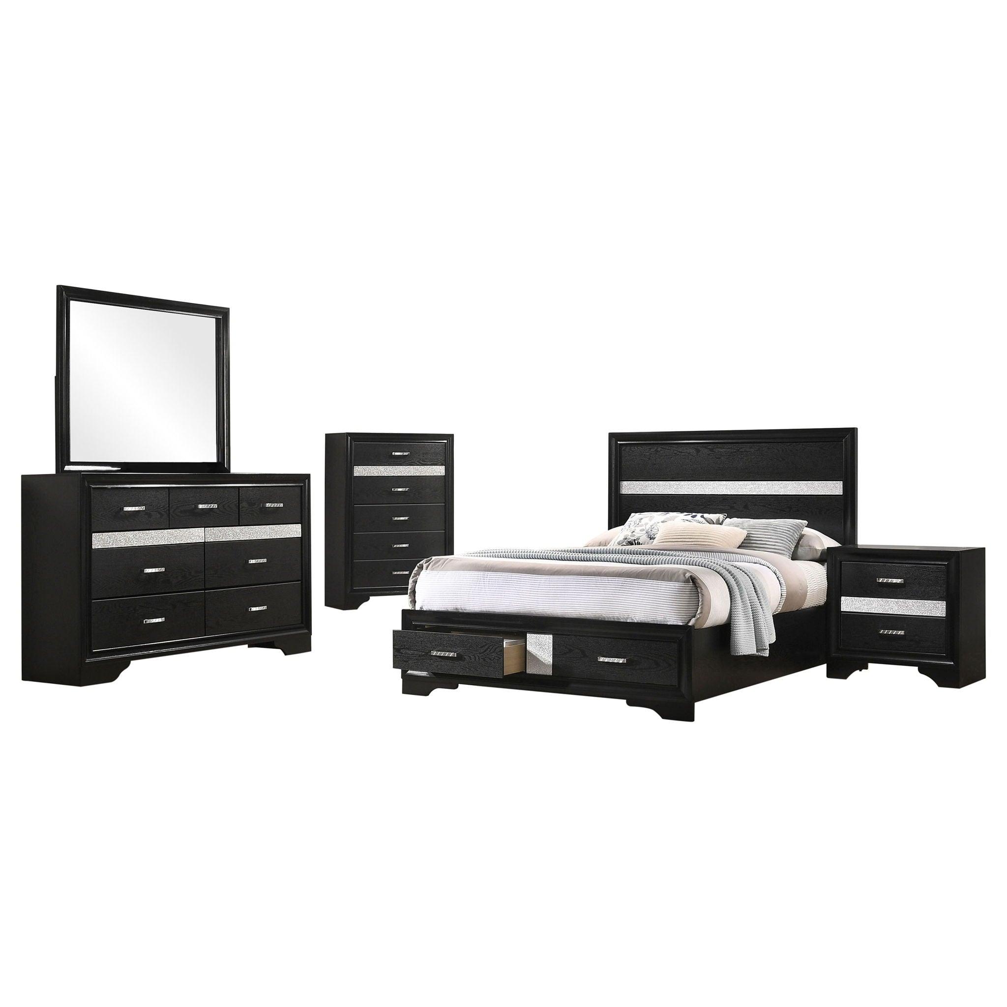 Annie - 5 Piece Bedroom Set by HouseOfZazla
