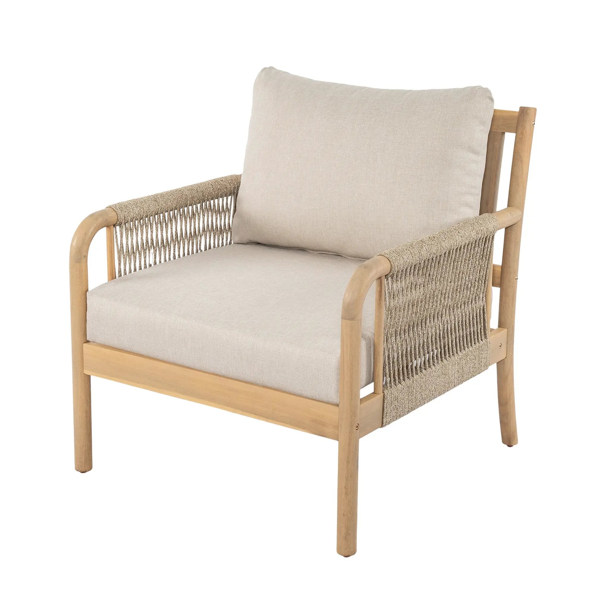 Casper Outdoor 6-Seater Sofa and Coffee Table Set by HouseOfZazla