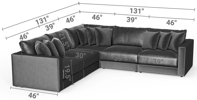 Remington - Modular Sofa by Unique Piece Furniture